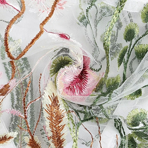 White floral bralette set - Picture 6 of 8